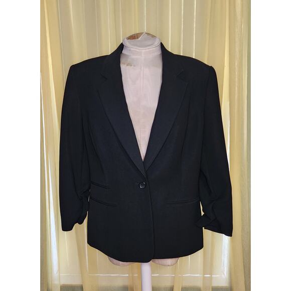 Nine West‎ Suit Separates Womens Blazer Jacket Black Size 14 - Picture 1 of 5
